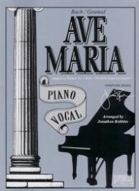 Ave Maria Bach/gounod Piano/vocal (signature) Sheet Music Songbook
