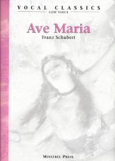 Ave Maria Schubert Low Masterpiece Edition Sheet Music Songbook