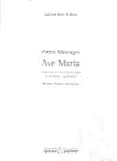 Ave Maria Mascagni (cavalleria Rusticana) Sheet Music Songbook