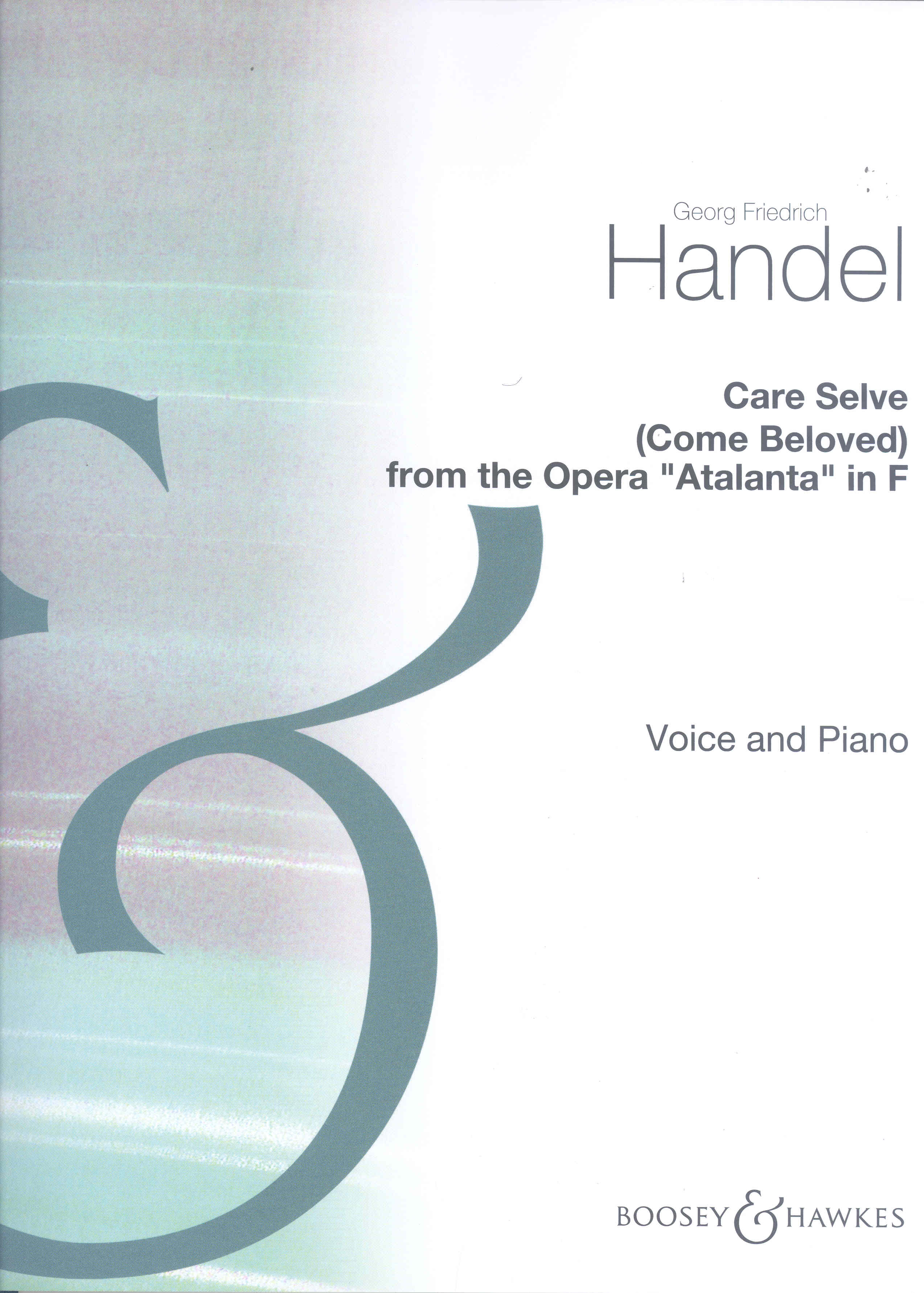 Care Selve Handel Key F Voice & Piano Sheet Music Songbook