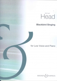 Blackbird Singing Head Key E Major Low Voice & Pf Sheet Music Songbook