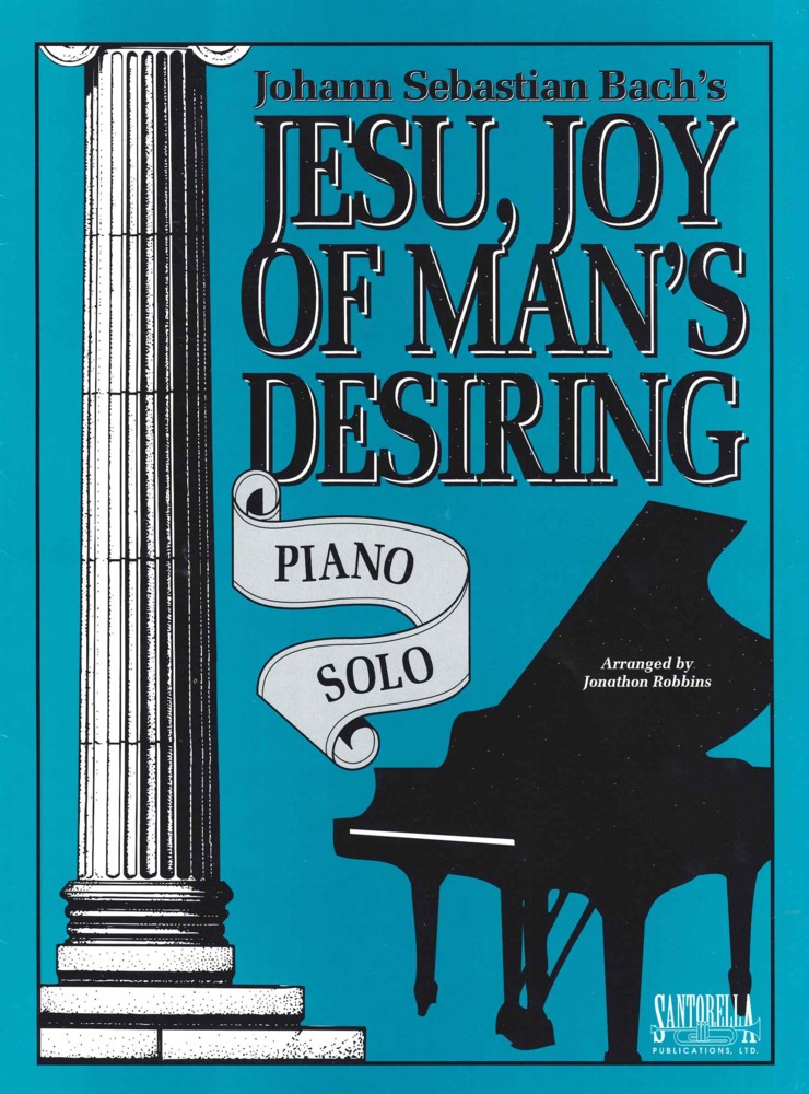 Bach Jesu Joy Of Mans Desiring Piano Solo Sheet Music Songbook