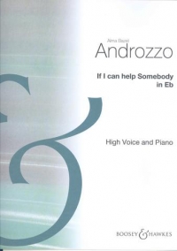 If I Can Help Somebody Androzzo Eb High Voice & Pf Sheet Music Songbook