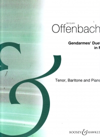 Gendarmes Duet Offenbach Key F Tenor & Baritone Sheet Music Songbook