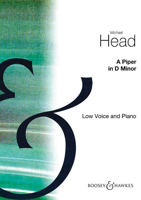 Piper Head Key D Minor Low Voice & Piano Sheet Music Songbook