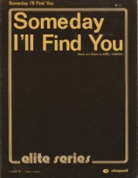 Someday Ill Find You Noel Coward Pvg Sheet Music Songbook