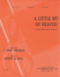Little Bit Of Heaven (shure They Call It Ireland) Sheet Music Songbook