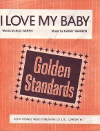 I Love My Baby Sheet Music Songbook