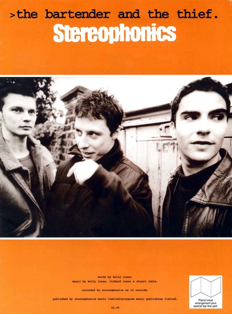 Bartender And The Thief - Stereophonics Sheet Music Songbook
