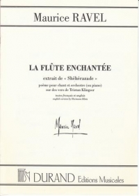 La Flute Enchantee Ravel Soprano Voice & Piano Sheet Music Songbook