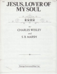 Jesu Lover Of My Soul Wesley/marsh Pvg Sheet Music Songbook