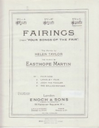 Fairings Martin Key C Sheet Music Songbook