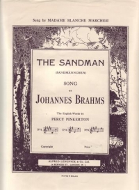 Sandman Brahms Key E Sheet Music Songbook