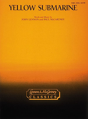 Yellow Submarine The Beatles Piano Vocal Sheet Music Songbook