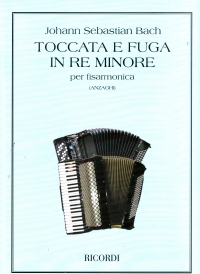 Bach Toccata & Fugue Dmin Accordion Sheet Music Songbook