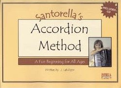 Santorellas Accordion Method Book 1a Primer + Cd Sheet Music Songbook