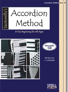 Santorellas Accordion Method Book 1b + Cd Sheet Music Songbook
