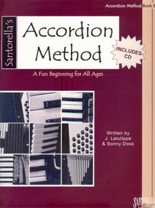 Santorellas Accordion Method Book 3 + Cd Sheet Music Songbook
