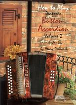 How To Play Button Accordion Diatonic Vol 2 + Cd Sheet Music Songbook