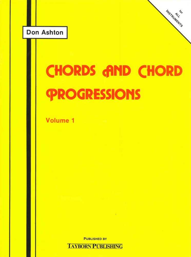Chords & Chord Progressions Book 1 Ashton Sheet Music Songbook