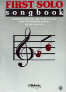 First Solo Songbook Book Only Flute-oboe-guitar Sheet Music Songbook