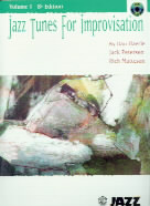 Jazz Tunes For Improvisation Vol 1 Bb Book & Cd Sheet Music Songbook