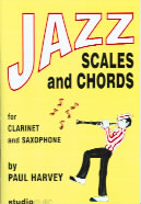 Jazz Scales & Chords For Clr & Sax Harvey Sheet Music Songbook
