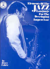 Coker Elements Of The Jazz Language Book & Cd Sheet Music Songbook