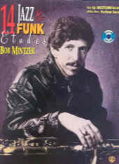 14 Jazz & Funk Etudes Eb Inst Mintzer Book & Cd Sheet Music Songbook