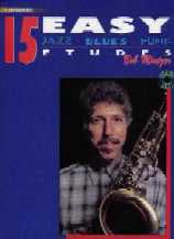 15 Easy Jazz Blues & Funk Etudes Eb Insts Bk & Cd Sheet Music Songbook