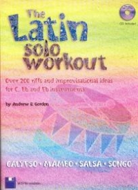 Latin Solo Workout Gordon C,bb & Eb Insts Book/cd Sheet Music Songbook