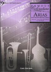 Famous Coloratura Arias Instrumental Solo Bass Cl Sheet Music Songbook