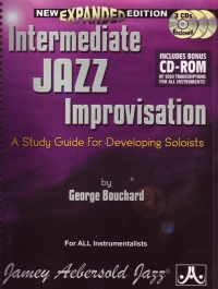 Intermediate Jazz Improvisation Bouchard Book&cds Sheet Music Songbook