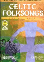 Celtic Folksongs For All Ages Bb Inst Book/cd Sheet Music Songbook