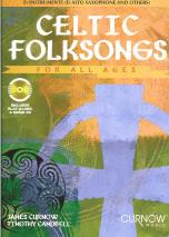 Celtic Folksongs For All Ages Eb Insts Book/cd Sheet Music Songbook
