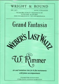 Rimmer Webers Last Waltz Bb Instruments & Piano Sheet Music Songbook