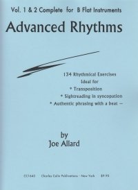 Advanced Rhythms Allard Bb Version Sheet Music Songbook