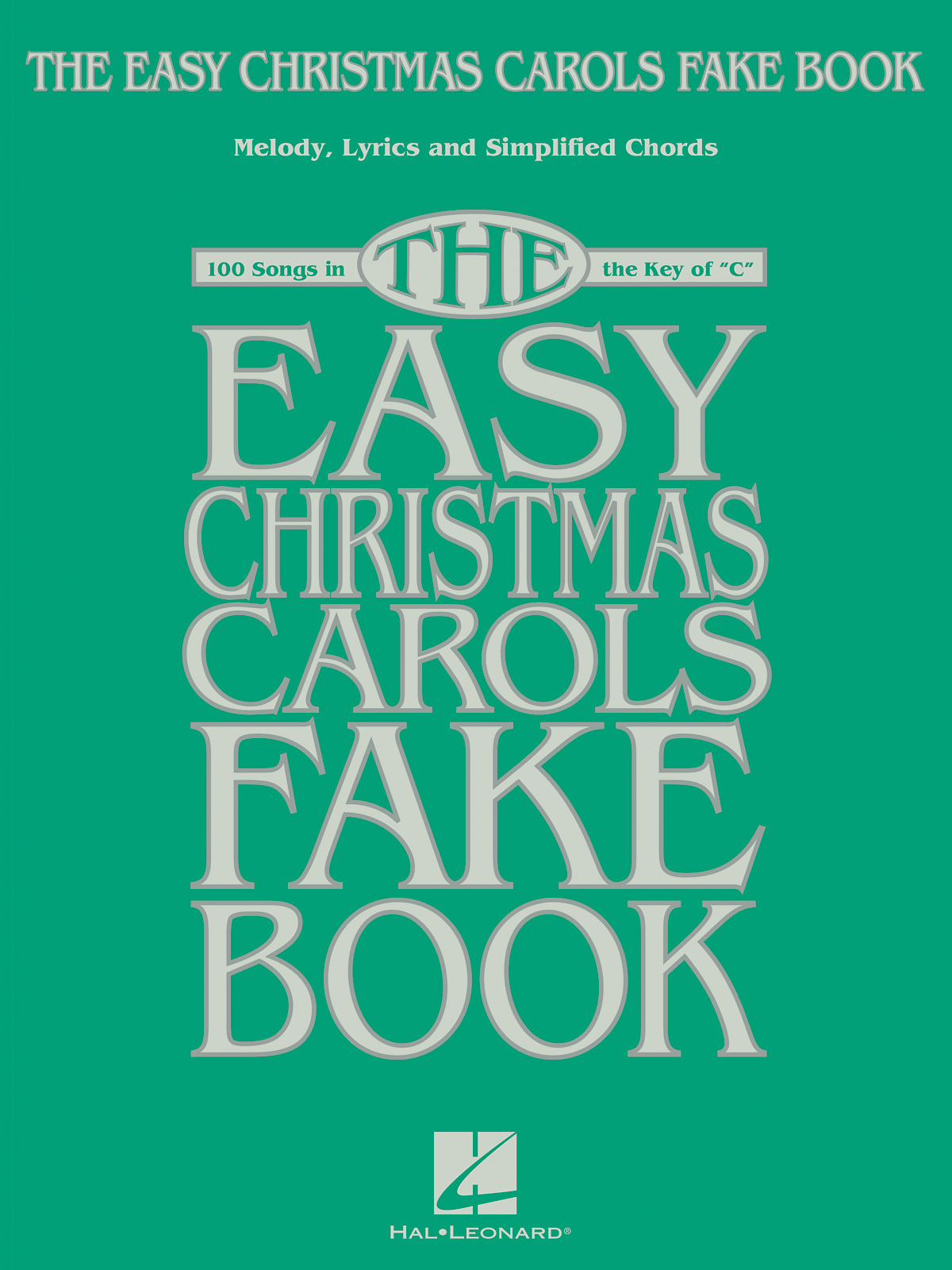Easy Christmas Carols Fake Book Sheet Music Songbook