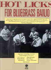 Hot Licks For Bluegrass Banjo Trischka Sheet Music Songbook