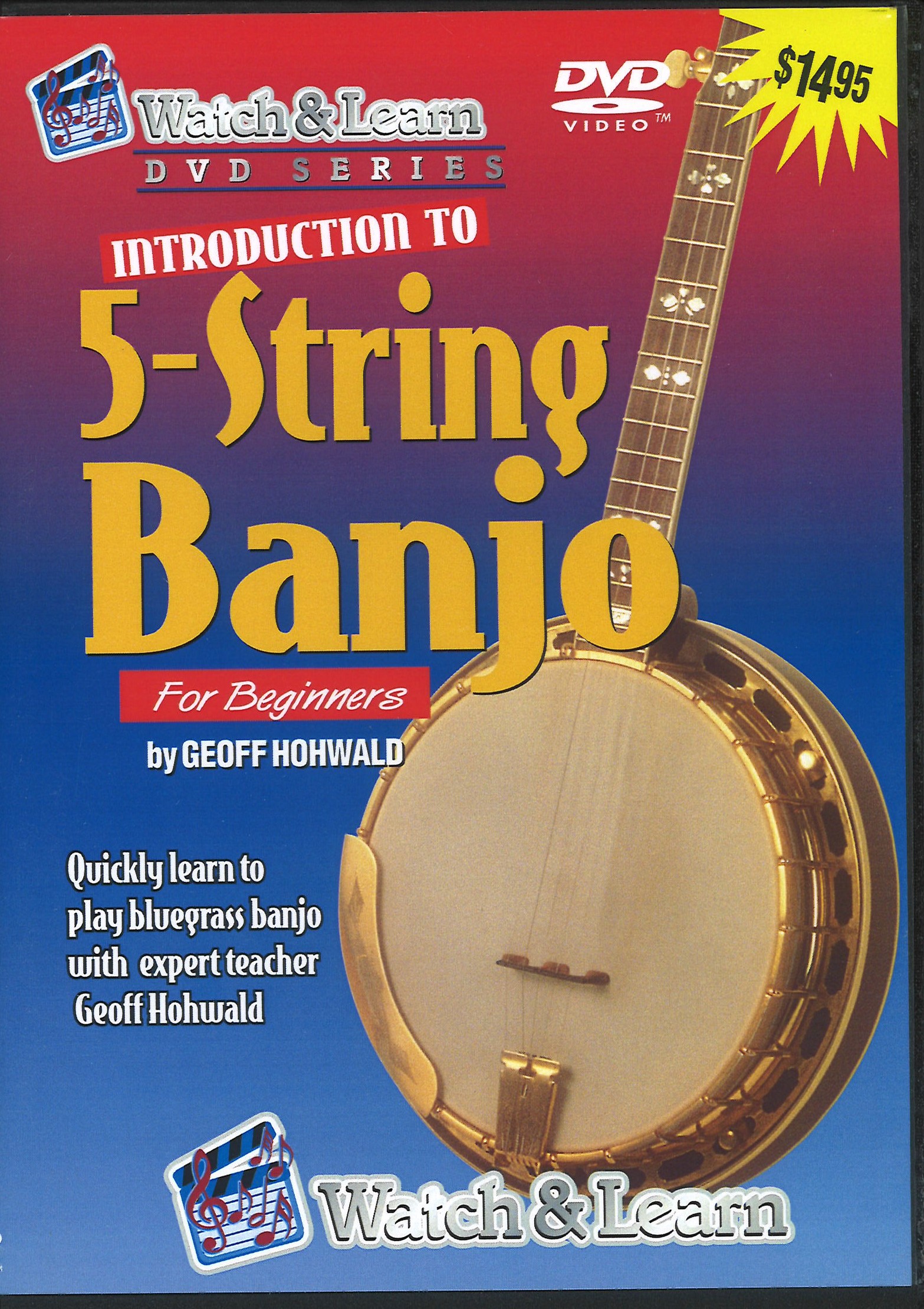 Introduction To 5 String Banjo Primer Hohwald Dvd Sheet Music Songbook