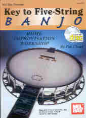Key To Five String Banjo Book & Cd Patrick Cloud Sheet Music Songbook
