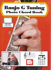 Banjo G Tuning Photo Chord Book + Online Sheet Music Songbook