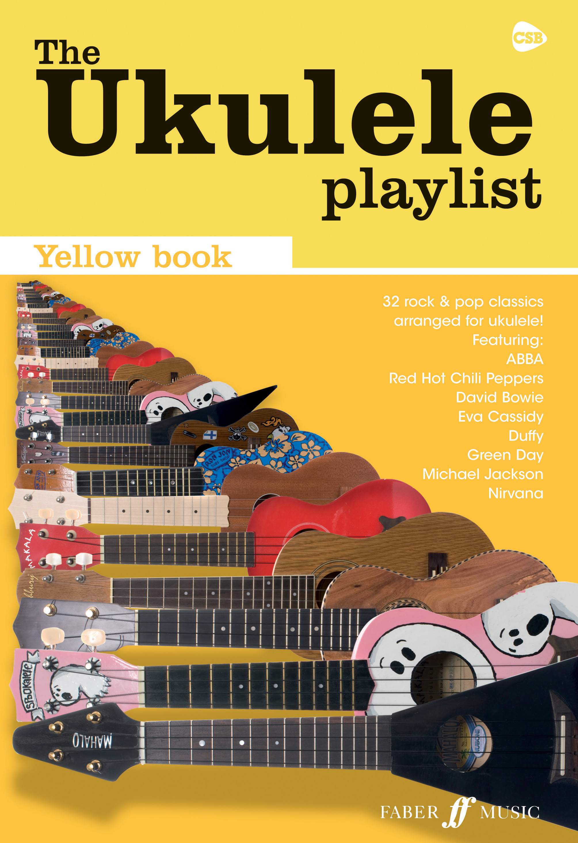 Ukulele Playlist Yellow Book Sheet Music Songbook