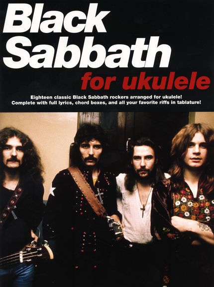 Black Sabbath For Ukulele Book Only Sheet Music Songbook