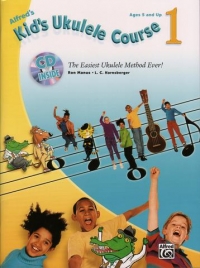 Kids Ukulele Course 1 Manus Book + Online Sheet Music Songbook