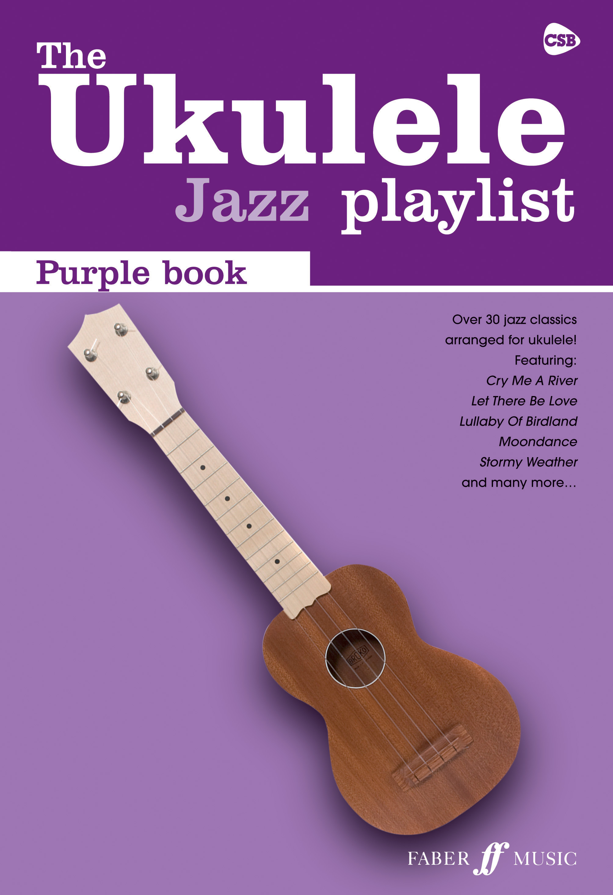 Ukulele Jazz Playlist Purple Book Sheet Music Songbook