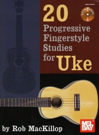 20 Progressive Fingerstyle Studies For Uke/audio Sheet Music Songbook