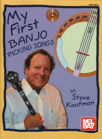 My First Banjo Picking Songs Kaufman Book & Cd Sheet Music Songbook