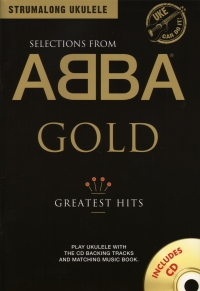 Strumalong Ukulele Abba Gold Selections + Cd Sheet Music Songbook