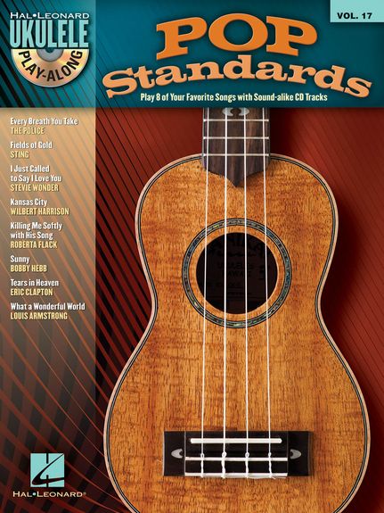 Ukulele Play Along 17 Pop Standards Book & Cd Sheet Music Songbook